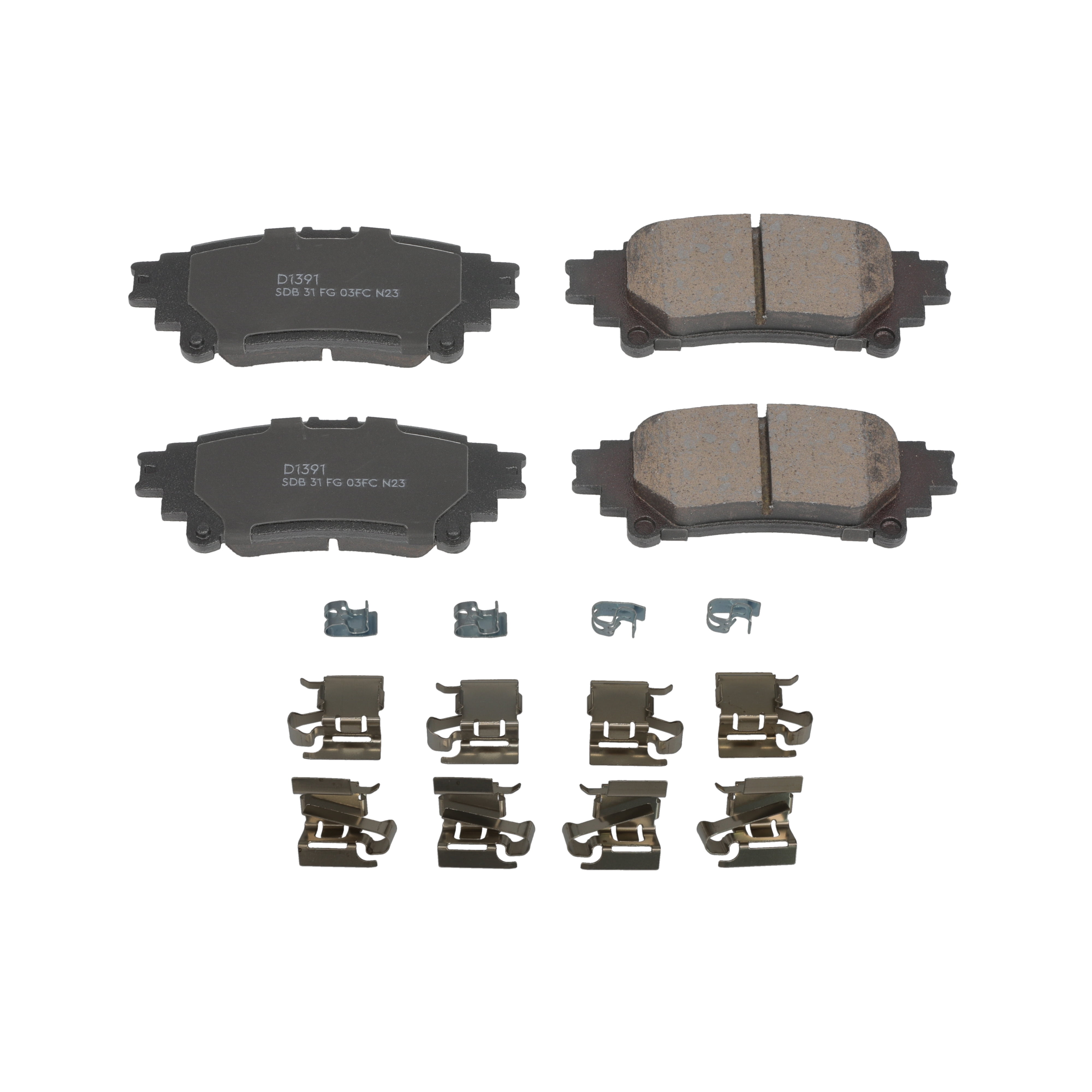 Winstop Brake Pad Set, Rear WS.1391.0.C, Toyota Sienna 2020-2011