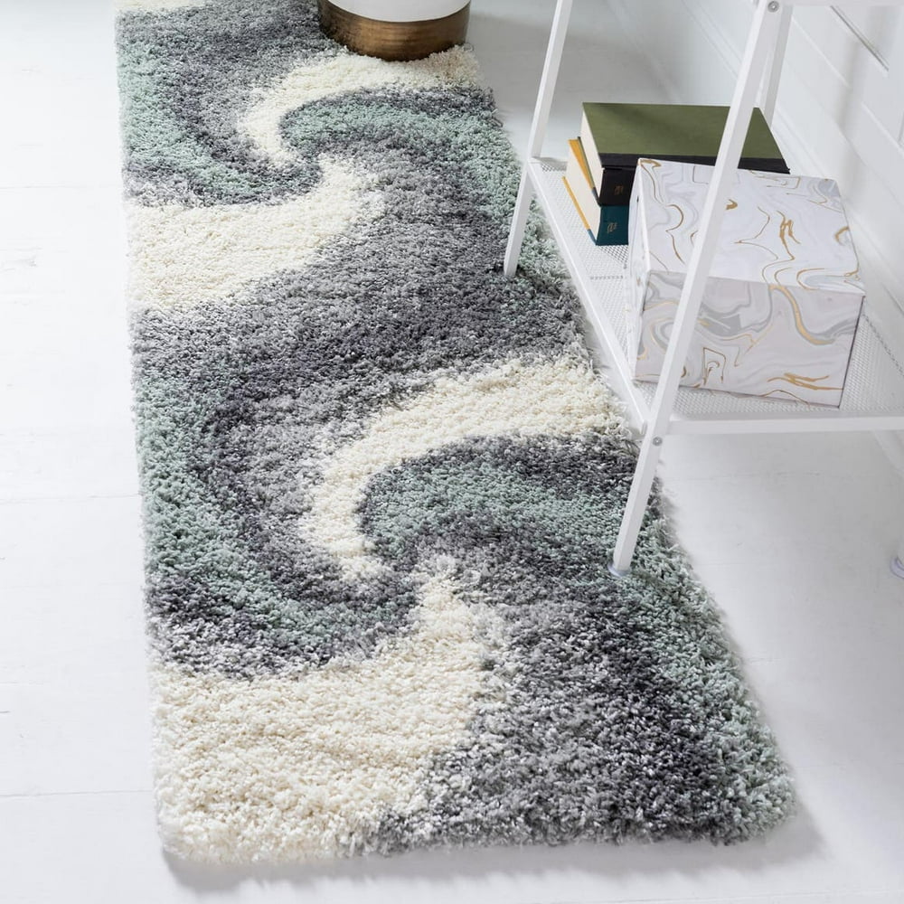 Soft Touch Shag Collection Runner Rug ‚Äì 10 Ft Runner Dark