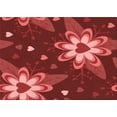 thumbnail image 1 of Ahgly Company Indoor Rectangle Patterned Grapefruit Red Area Rugs, 8' x 12', 1 of 6
