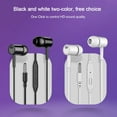 thumbnail image 2 of New Headphone With Mic Hifi Bass Aux Earphones In-Ear Wired Earphone 3.5MM Headset Earbuds 3.5MM Jack BLACK, 2 of 8