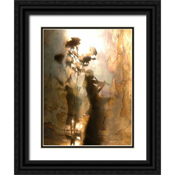 Morozov, Andrey 12x14 Black Ornate Wood Framed with Double Matting Museum Art Print Titled - Music Of Light And Shadow