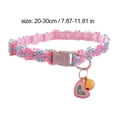 thumbnail image 4 of Breakaway Cat Collar with Bell, Adjustable Lace Flower Pet Collar for Small Dogs & Cats, 7.87-11.81 in, 4 of 8