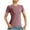 Purple, variant on Workout Shirts for Women Short Sleeve Yoga T Shirts Breathable Athletic Gym Top