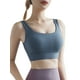 thumbnail image 1 of Mujeres Yoga Sujetador Deportes U Cuello Entrenamiento Jogging Wirefree Casual Tank Tops MABOTO Gris/L, 1 of 7