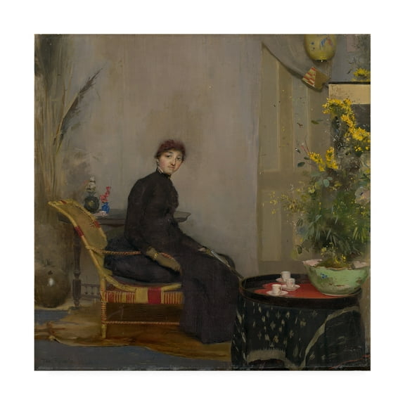 Trademark Fine Art 'Mrs Abrahams' Canvas Art by Tom Roberts