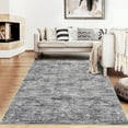 thumbnail image 2 of Shininglove Washable Area Rugs 4' x 6' Modern Abstract Plain Texture Living Room Carpet, Contemporary Non-Slip Accent Floor Mat for Home Office(Grey), 2 of 7