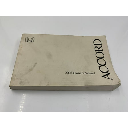 2002 Honda Accord Owners Manual Handbook OEM G03B53039