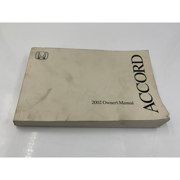 2002 Honda Accord Owners Manual Handbook OEM G03B53039