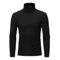 thumbnail image 1 of A Camisa De Fondo Simple Cuello Tortuga Manga Larga Hombres, 1 of 8
