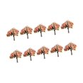 thumbnail image 3 of HILABEE 10 Pieces Model Tree Train Scenery Layout for Building Kits DIY Crafts Scene Hibiscus, 3 of 9