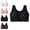 Black, variant on GIHAVUR Posture Corrector for Women Front Closure Crossback Wireless Bra Seamless Full Coverage Push Up Bralettes