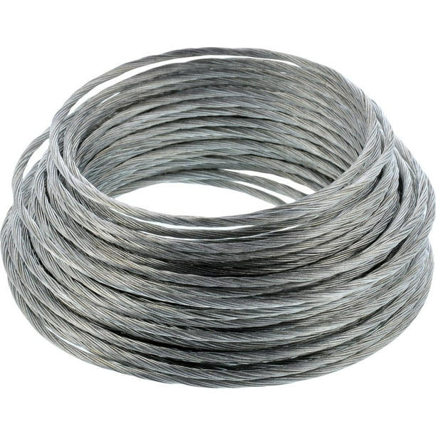 Cable de acero Wire Hillman de 7,5 m resistente a la corrosión