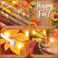 thumbnail image 5 of Autumn Leaves Pumpkin Banner Fall Harvest Decoration Sunflower for Thanksgiving Celebration Seasonal Decor Outdoor Decor, 5 of 9