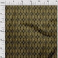 thumbnail image 2 of oneOone Silk Tabby Dark Olive Green Fabric Argyle Check Diy Clothing Quilting Fabric Print Fabric By Yard 42 Inches Wide, 2 of 4