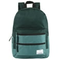 thumbnail image 3 of 24 Pack of Bulk Wholesale 17 Inch Multi Pocket Backpacks with 2 Front Zippered Accessory Pockets and Large Main Compartment for Travel and Commuting in Forest Green, 3 of 7