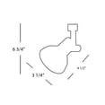 thumbnail image 3 of WAC Lighting TK-720 Aluminum J Track Line Voltage Track Head in White, 3 of 3