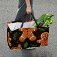 thumbnail image 7 of Gingerbread Man Oxford Cloth Reusable Foldable Decorative Box – Large Capacity Laundry Bag, Laundry Basket, Cube Organizer, 7 of 7