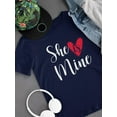 thumbnail image 3 of She Is Mine T-Shirt Men -Smartprints Designs, Male x-Large, 3 of 4