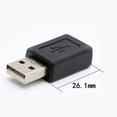 thumbnail image 3 of rgzhihuifz Paquete de 3 convertidores de Adaptador USB 2.0 A Macho a USB Micro Hembra, 3 of 5