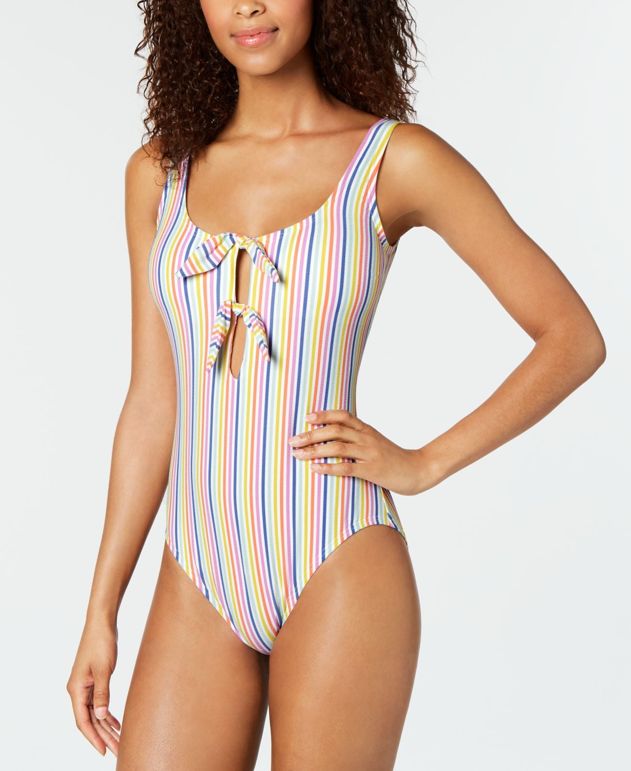 kate spade striped swimsuit