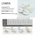 thumbnail image 3 of Car Model Wedding Spring/Summer Party Breathable Fashion Nightclub Slim Heels High Slippers LFD-8661-A21, 3 of 7