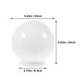 thumbnail image 4 of GOOHOCHY Pantalla de lámpara de repuesto Pantalla de globo acrílico para accesorio de iluminación exterior Pantalla de jardín al aire libre Reemplazo de pantalla de lámpara redondeada acrílica, 4 of 7