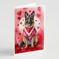 thumbnail image 4 of Beagle My Valentine Greeting Cards Pack of 8 7 in x 5 in, 4 of 28