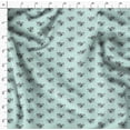 thumbnail image 4 of Soimoi Green Poly Georgette Fabric Landscape & Reindeer Animal Print Fabric by Yard 42 Inch Wide, 4 of 5