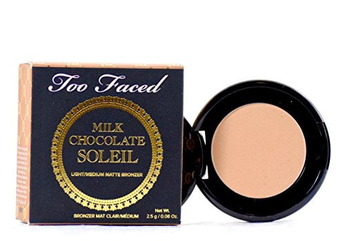 Too Faced Mini Milk Chocolate Soleil Bronzer Size Light/Medium Matte Bronzer - 0.08 oz - Walmart.com