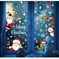 thumbnail image 1 of ZHAOCHENG Etiqueta de decoración navideña Pegatinas para ventanas Murales de pared de vidrio Etiqueta navideña Pegatinas navideñas Reno Árbol de Navidad Decoración navideña reutilizable Ventana Decora, 1 of 5