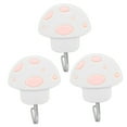 thumbnail image 6 of Masteelf White Plastic Adhesive Hooks for Hanging Things Ideal for Bedroom Living Room Kitchen with Strong Adhesive Tape 3 Pieces, 6 of 7