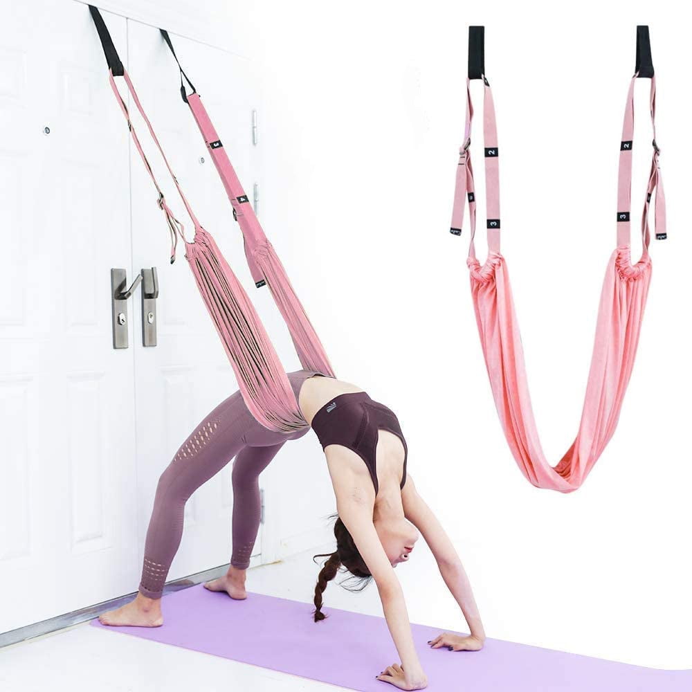 Yoga Fitness Stretching Strap Back Bend Improve Leg Waist Back Flexibility 