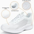 thumbnail image 5 of Women Walking  Shoes Lightweight Casual Sneakers for Gym Travel Work, 5 of 12