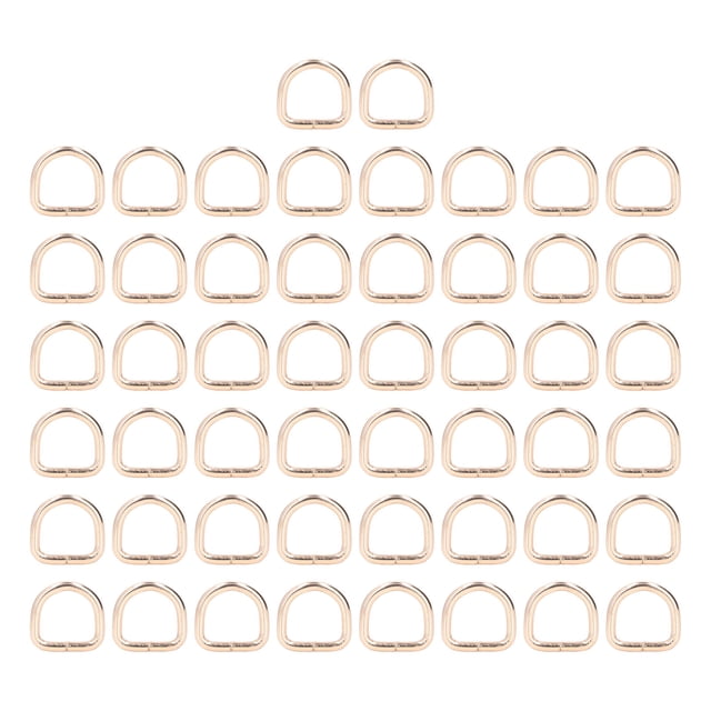 D Rings,50Pcs D Rings Close Metal D Rings Buckle Luggage Hardware Accessories Optimal Efficiency