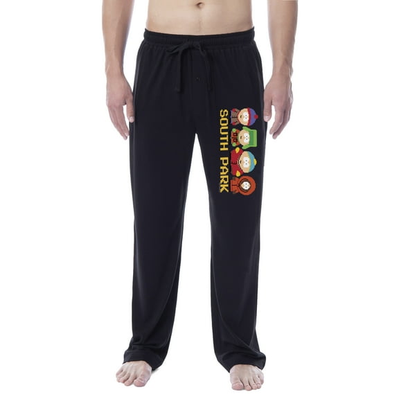 South Park Mens' Stan Marsh Kyle Cartman Kenny Pixel Sleep Pajama Pants