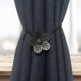 thumbnail image 2 of 2Pcs Magnetic Curtain Tiebacks （Flower Shape） Magnetic Curtain Tiebacks Beautiful Curtain Buckle Star Pattern Curtain Clips Curtain Accessories for Home Living Room Bedroom Office, 2 of 5