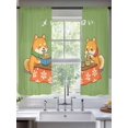 thumbnail image 3 of Sheer Curtains 72 Inches Long 2 Panels Set, Window Sheer Curtains for Living Room/Bedroom, Light Filtering Rod Pocket Curtain 52''x72''x2, 3 of 8