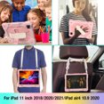 thumbnail image 5 of iPad Air 4th Generation Case for Kids,iPad Pro 11 Inch Case,Colorful Cute Heavy Duty Shockproof Kids Case Rugged Silicone Cover with Pencil Holder Hand Strap Stand Shoulder Strap,Rosegold, 5 of 6