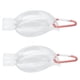 thumbnail image 5 of Botellas exprimibles Sincero juego de 2 50 ml recargables a prueba de fugas con tapa abatible llavero, 5 of 10