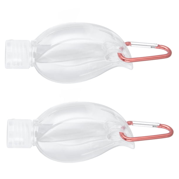 Botella de viaje exprimible, juego de 2 botellas de viaje de 50 ml, botella de plástico para líquidos, contenedor de viaje, características líderes en su clase