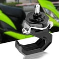 thumbnail image 5 of Universal Motorcycle Luggage Bag Modified Aluminum Alloy Hanger Hook Holder Black/Silver, 5 of 5