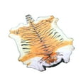 thumbnail image 1 of Milaget 1/6 Scale Rug Animal Print Stylish Mini Carpet Model for 12'' Action Figures tiger pattern, 1 of 9