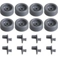 thumbnail image 1 of BQLZR Roues de Lave-Vaisselle 45 x 20mm Gris WD12X10136 Rouleaux de Rack Inférieur de Lave-Vaisselle Remplacement WD12X10136 AP3676228 WD12X10107 Lot de 8, 1 of 5