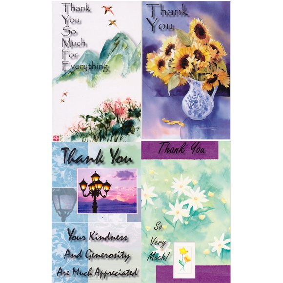 120-Pack Thank You Cards Bulk, Thank You Notes With Envelopes, 3.5x5 in