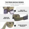 thumbnail image 2 of Raindrops  3 Pcs Tie down Straps Cam Buckle Truck Lashing Belt Olive Green, 2 of 8