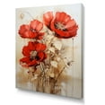 thumbnail image 2 of Designart "Solitude In Scarlet Poppies" Poppies Wall Art Prints, 2 of 7