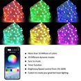 thumbnail image 3 of Tira Led De 5m RGB-USB Con Bluetooth Impermeable- Control Por Aplicación-Para Decoración Navideña., 3 of 4