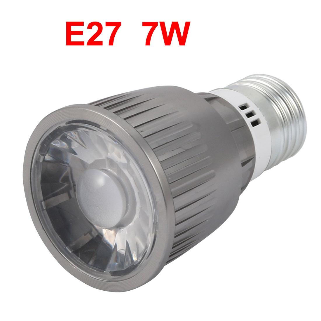 2pcs E27 Base 7W COB Lens Reflector Light Housing Lamp Bulb Shell Shade