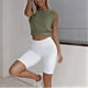 thumbnail image 4 of Camiseta sin mangas suelta,Camiseta sin mangas con cuello redondo Camiseta sin mangas con cuello redondo para mujer Camiseta sin mangas de color puro Ingeniería de precisión, 4 of 4