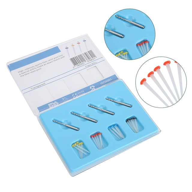 Suministros para dentistas, 20 piezas de postes de fibra dental, postes de fibra dental, accesorio dental, ingeniería de precisión